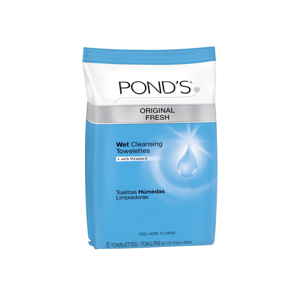 Ponds Original Fresh Wet Cleansing Towelettes 5 Count Indianapolis Colts Lip Balm 2pk